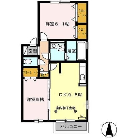 アルカンシエルの間取り