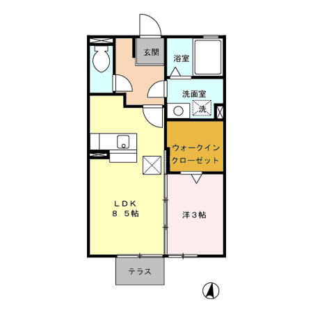 ボナール伊神の間取り