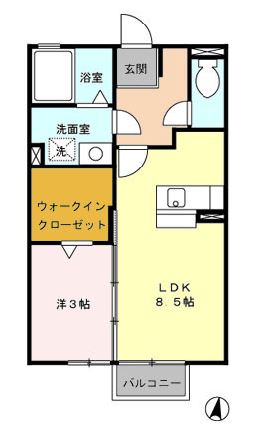 ボナール伊神の間取り