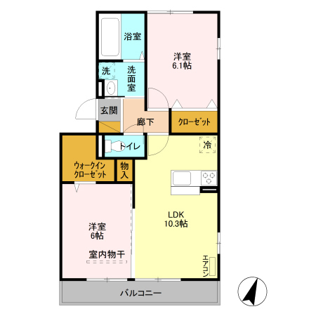 グレイスヴィラの間取り