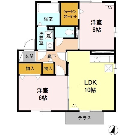 リバティ ヒルズの間取り