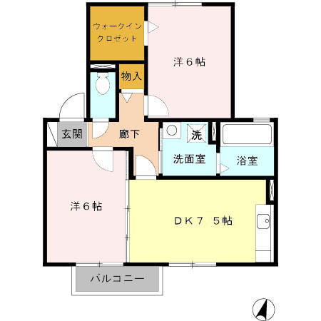 リバティ ヒルズの間取り