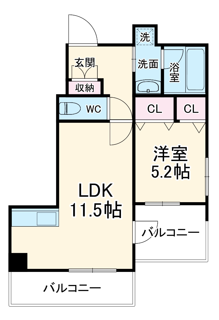 Glory Hiyoshiの間取り