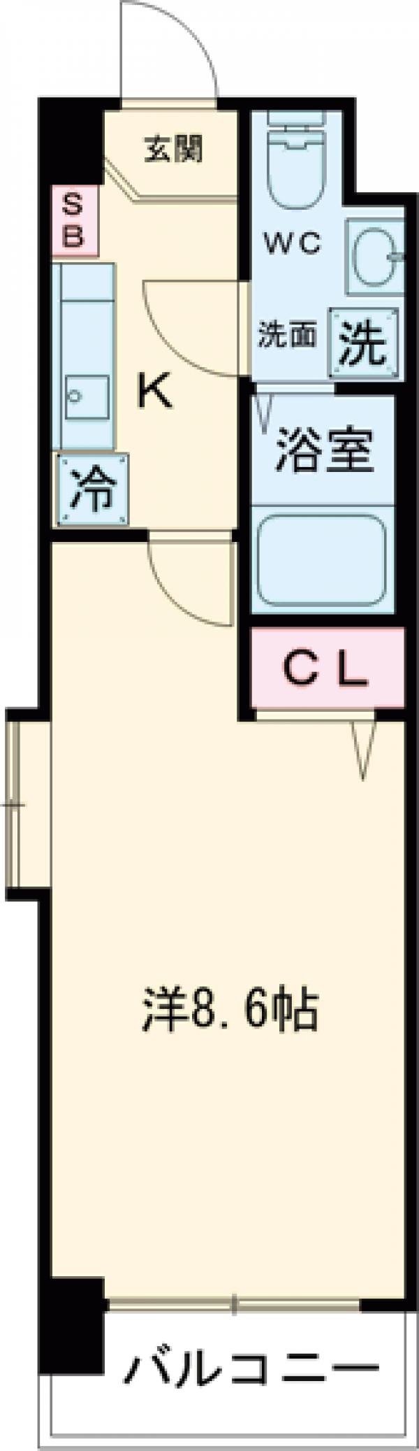 エンクレスト警固の間取り