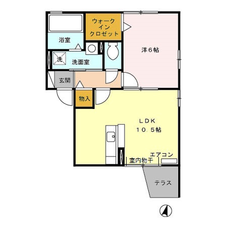 アンダー フォレスト Ⅰの間取り