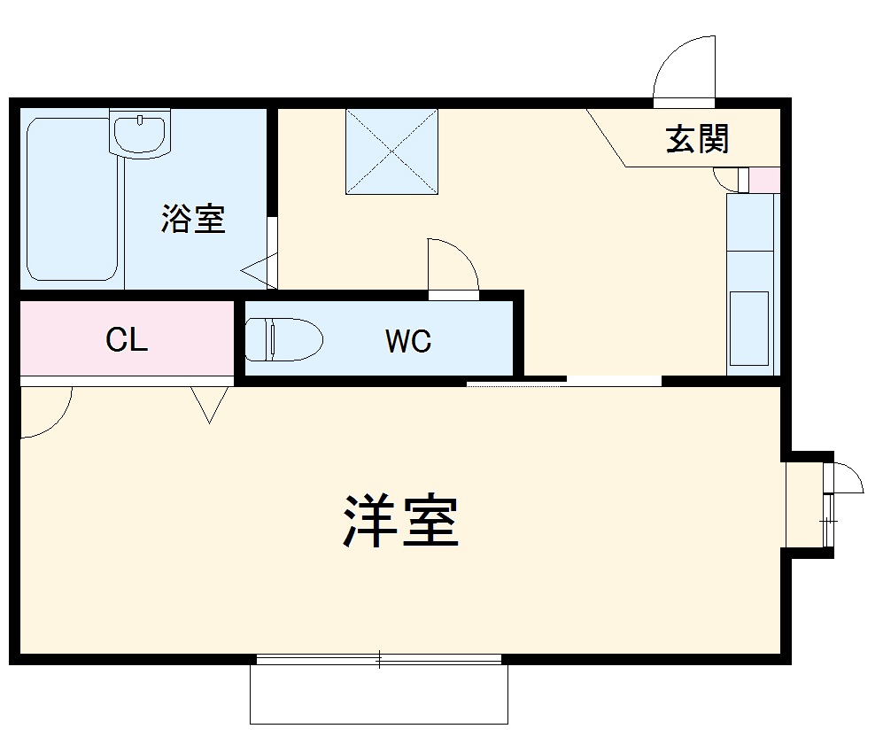 ペアコーポの間取り