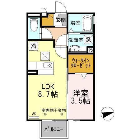 メゾンエルメスの間取り