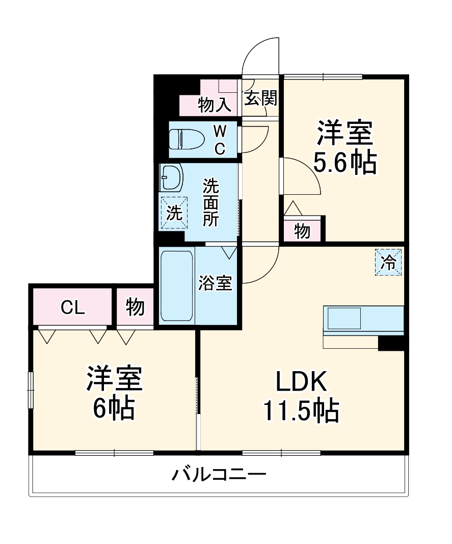 メゾン・アムール壱番館の間取り