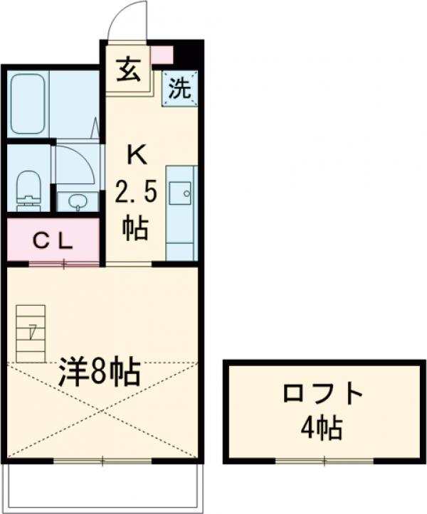 シャインハイツの間取り