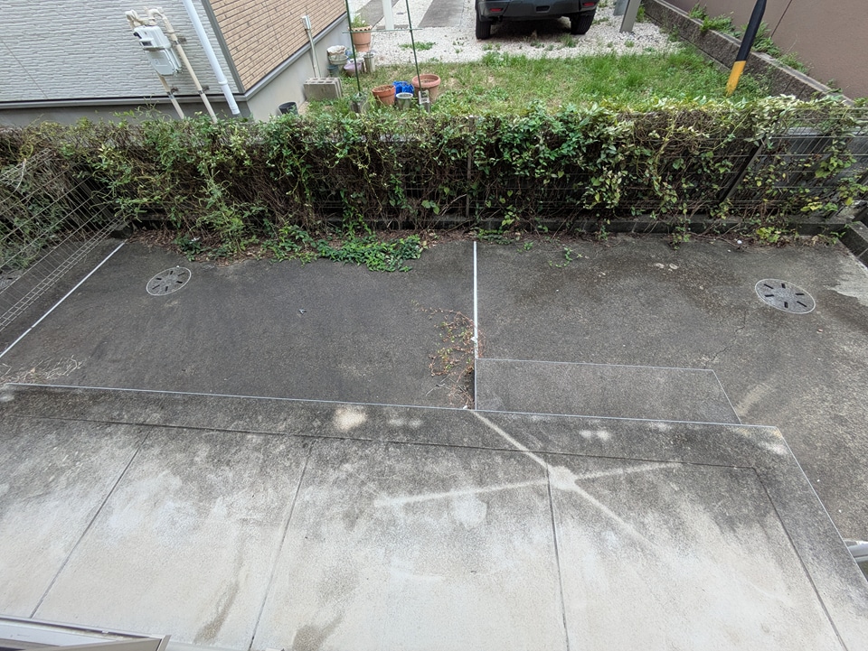 12/26 バルコニー