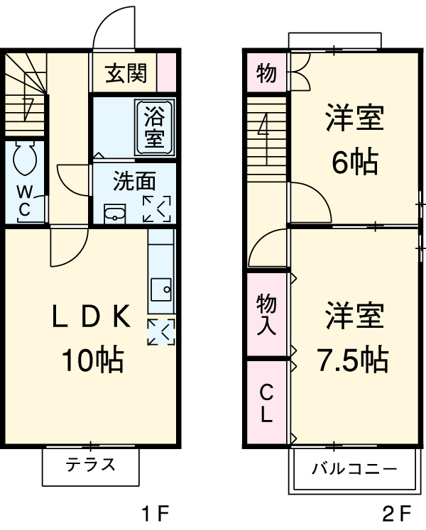 ベルエポック朝の間取り