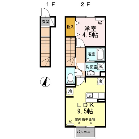 メゾンエクセレントの間取り