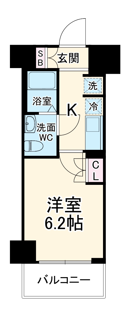 リヴシティ武蔵浦和の間取り