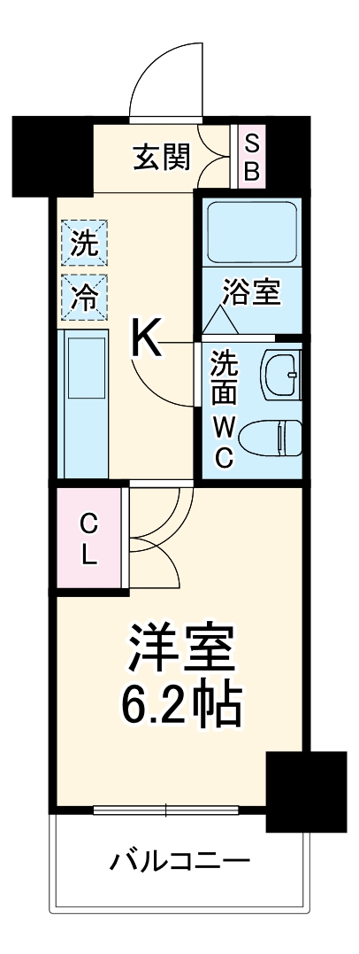 リヴシティ武蔵浦和の間取り
