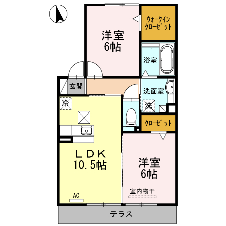 フィオーレ相生の間取り