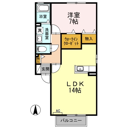 ファミール2の間取り