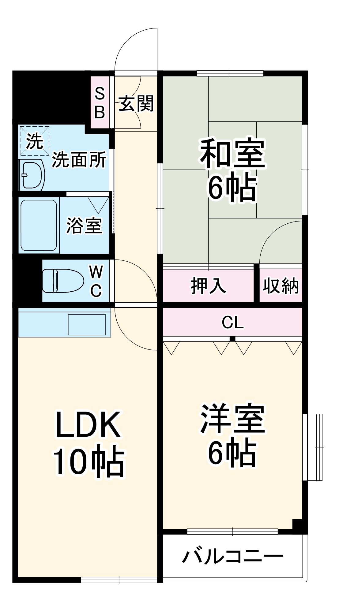 プリムヴェールの間取り