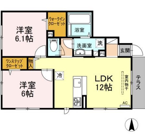 ルシェリアの間取り