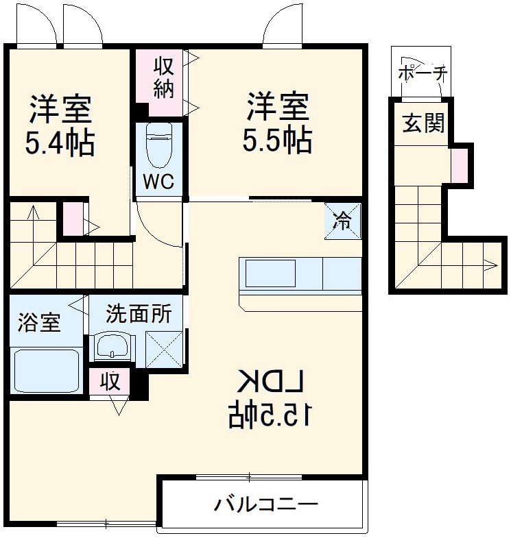 メゾングレイスの間取り