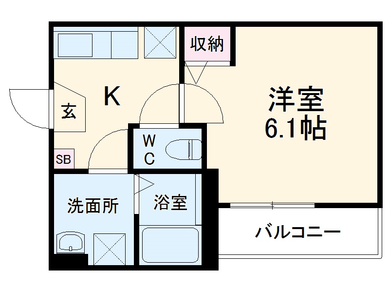 COLORS Ⅰの間取り