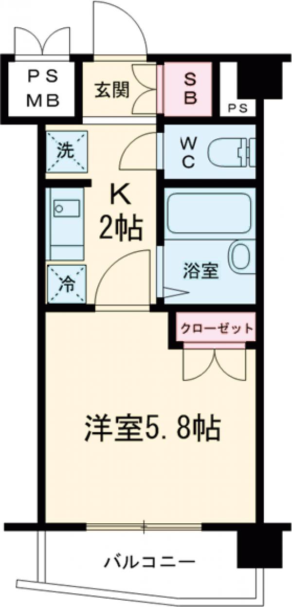 ヴェルト三軒茶屋の間取り