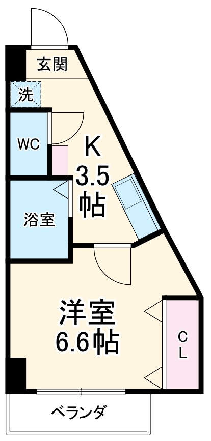 アスタリスク日吉の間取り