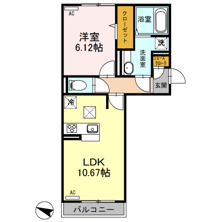 コンフォールの間取り