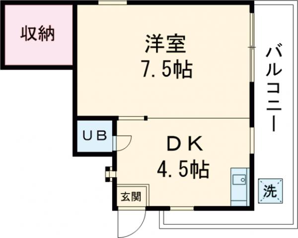 ハイツスガワラの間取り