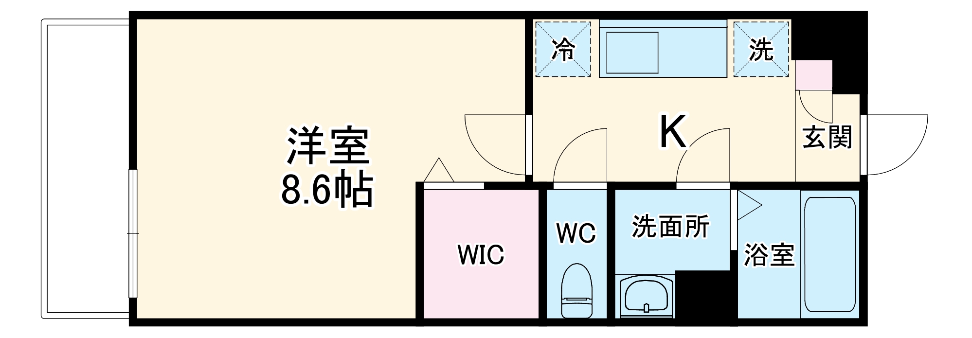 ステラ武蔵浦和の間取り