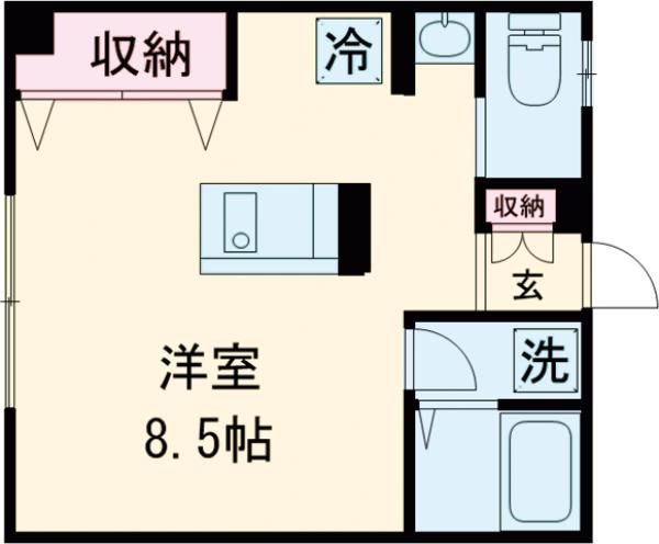 パレス梅ヶ丘Ⅰの間取り