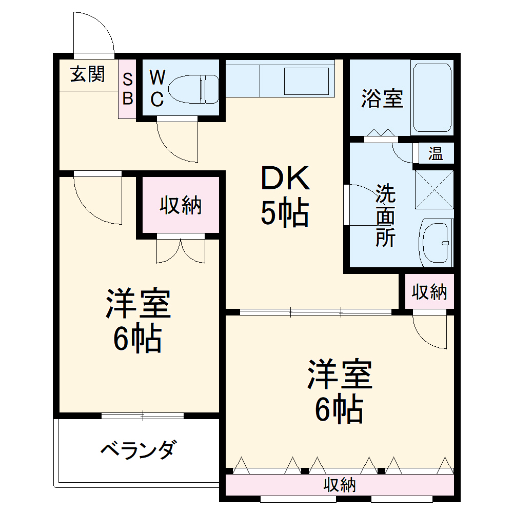 エムズ綱島西の間取り