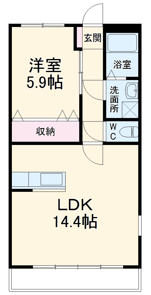 ライフパーク・ミナミの間取り