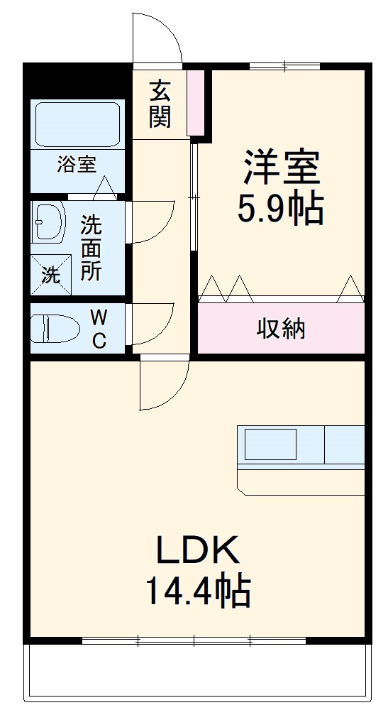 ライフパーク・ミナミの間取り
