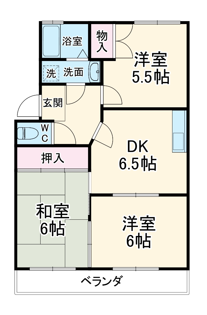 サンノーブルの間取り