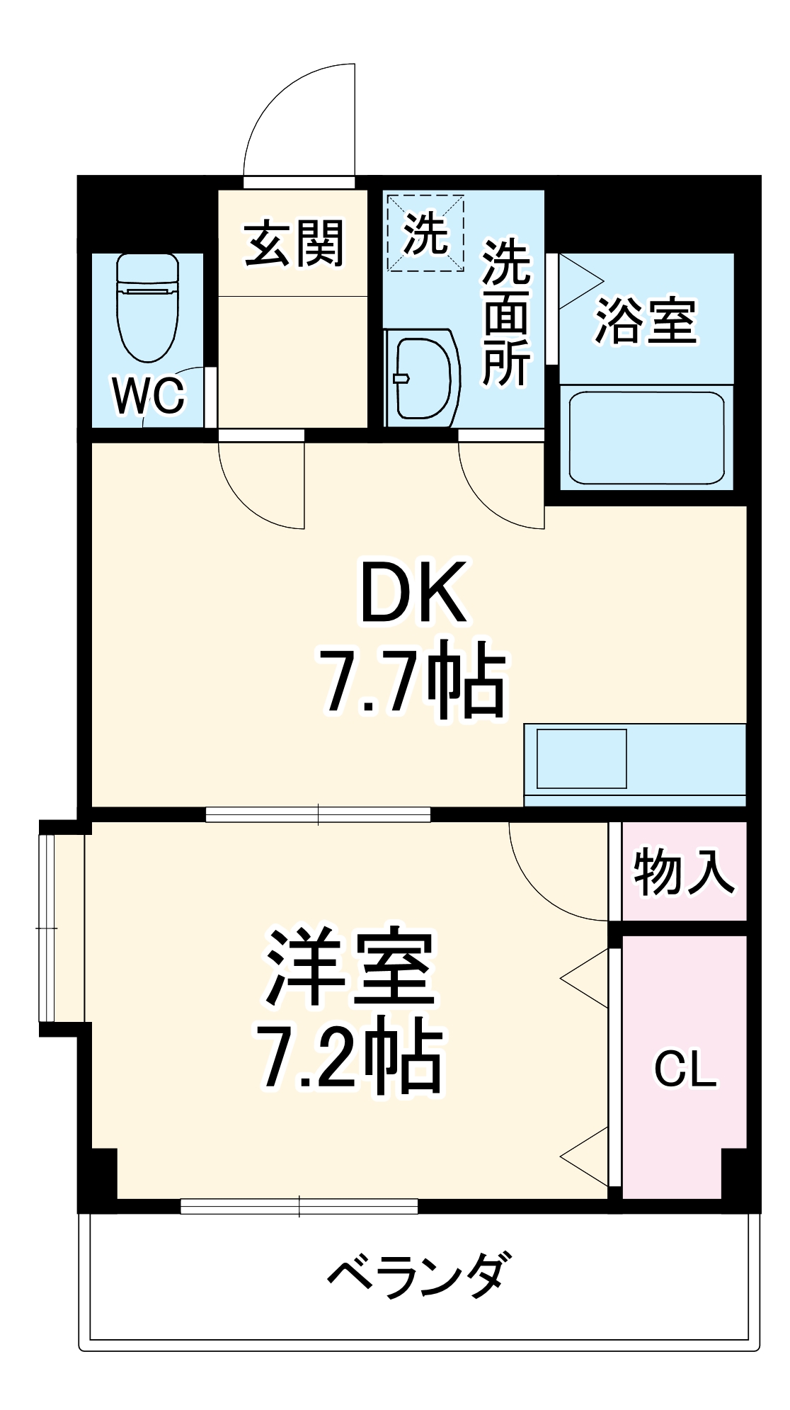 Limpiaチトセの間取り