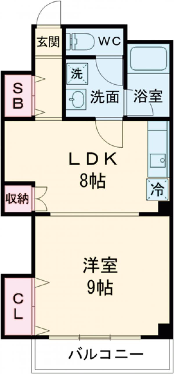 竜星ハイツの間取り