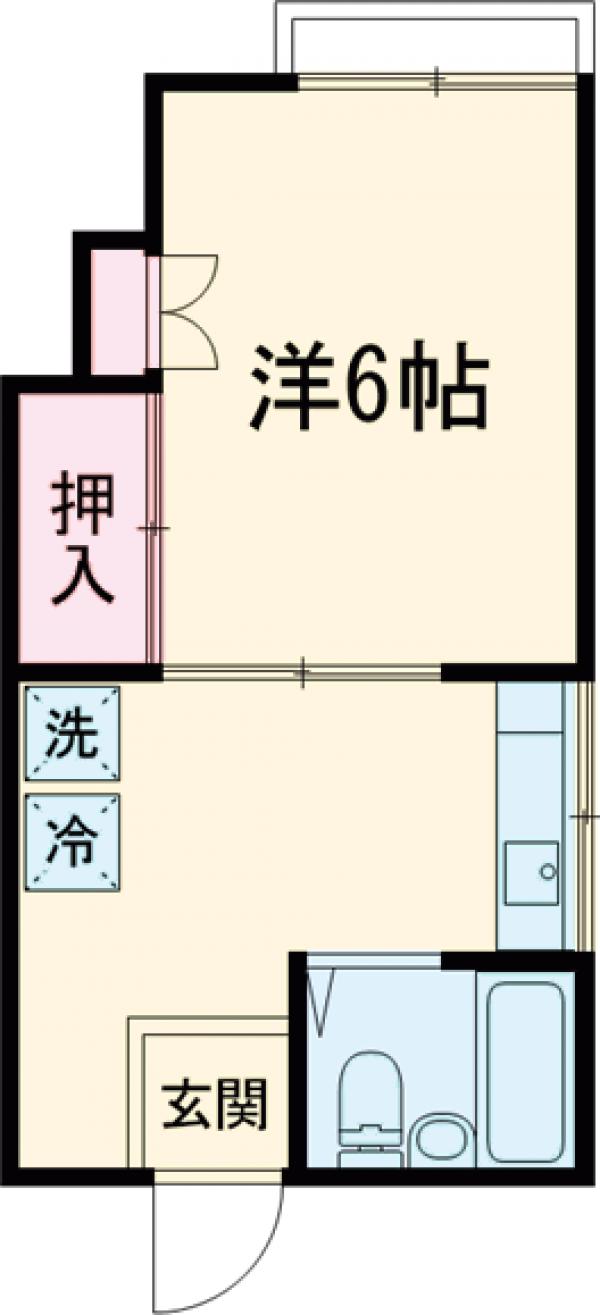 コーポ秋元の間取り