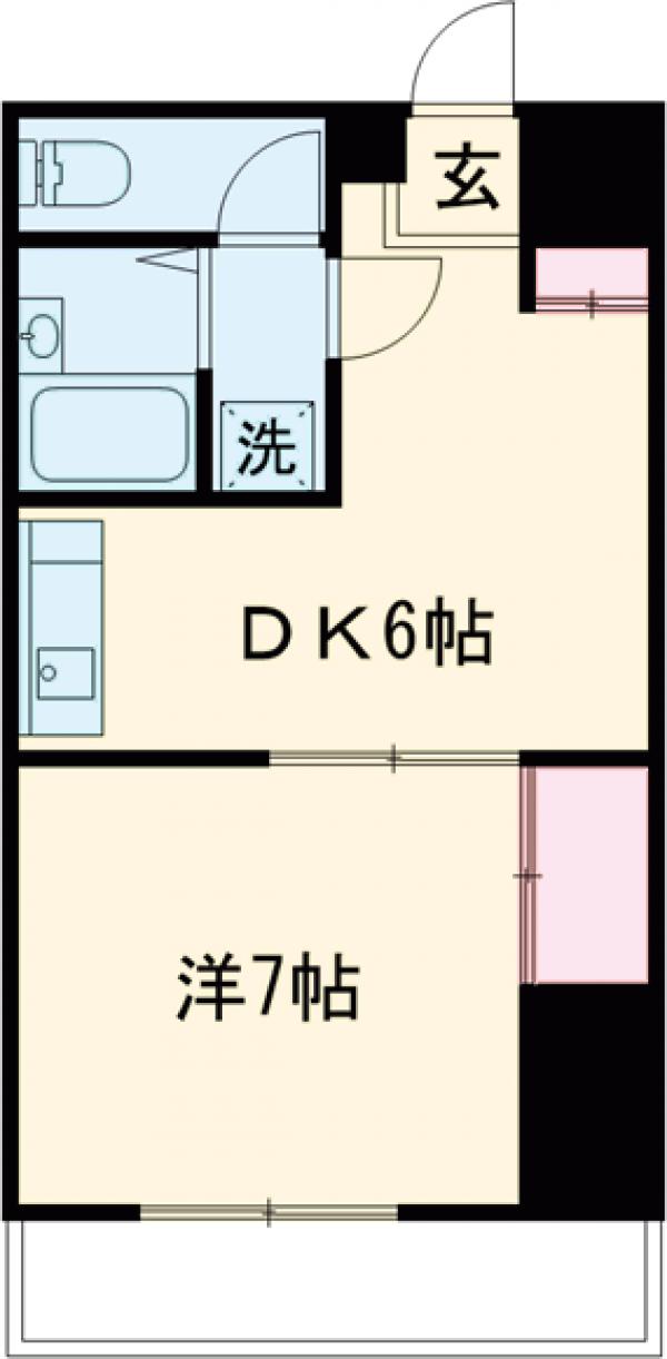 シャンテ三宿の間取り