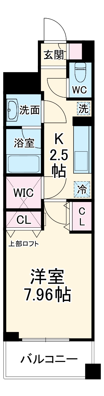 Moonshiny壱番館の間取り