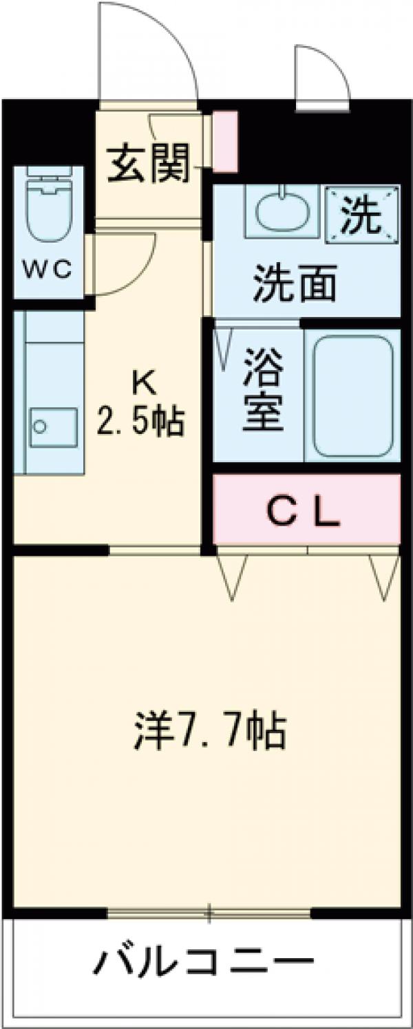 ベルメゾン梅ヶ丘の間取り