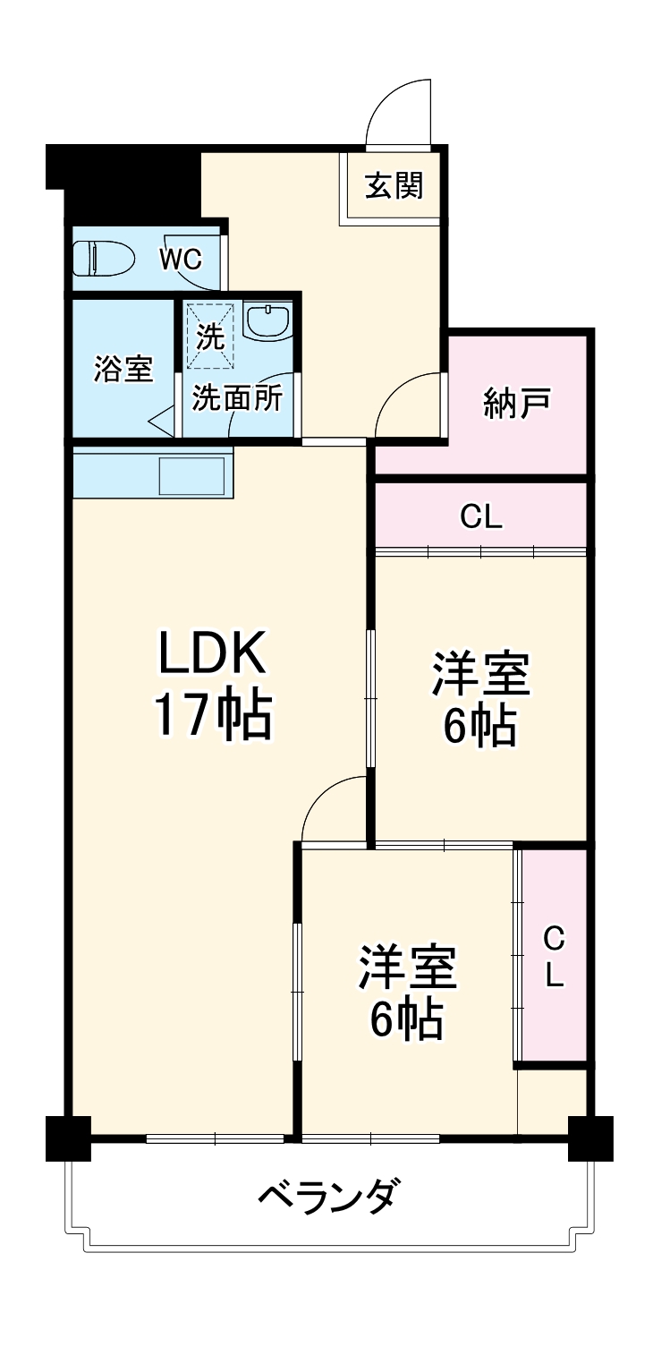 フィオーレ草間の間取り
