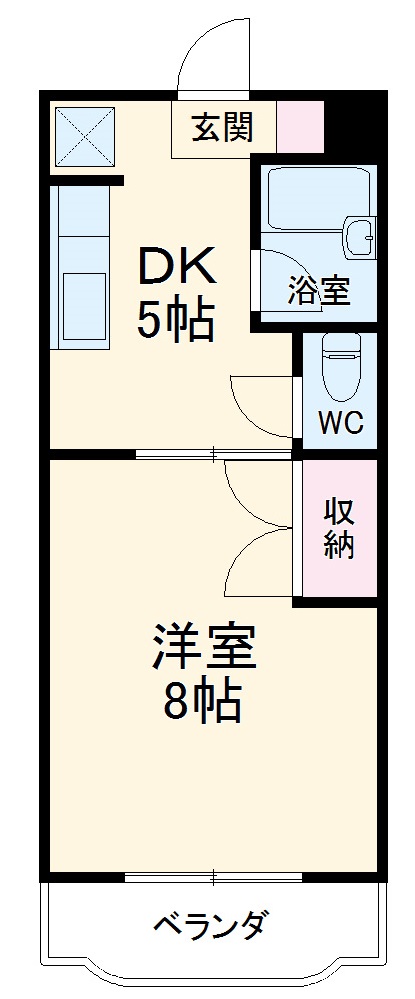 グランシャリオⅠの間取り