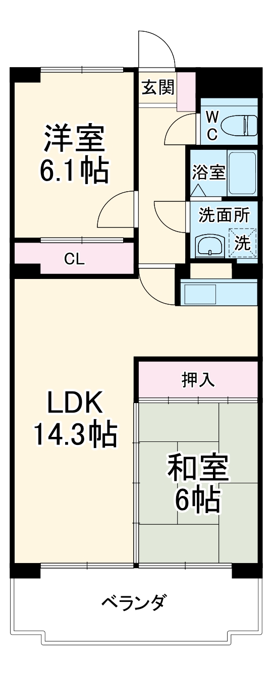 NH菰口の間取り
