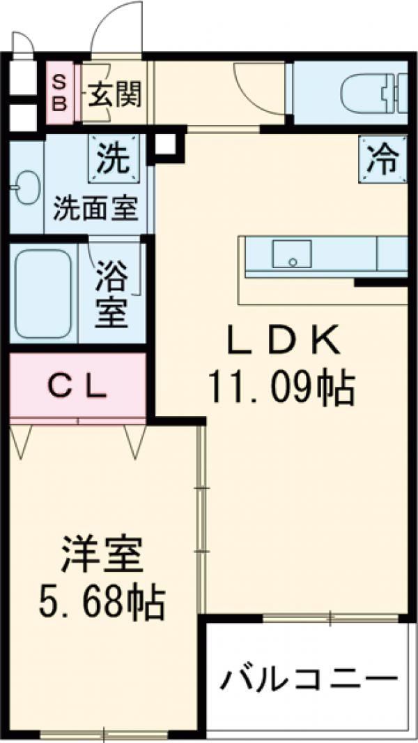 ピアッツァ経堂の間取り