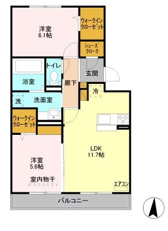 パーク根郷の間取り