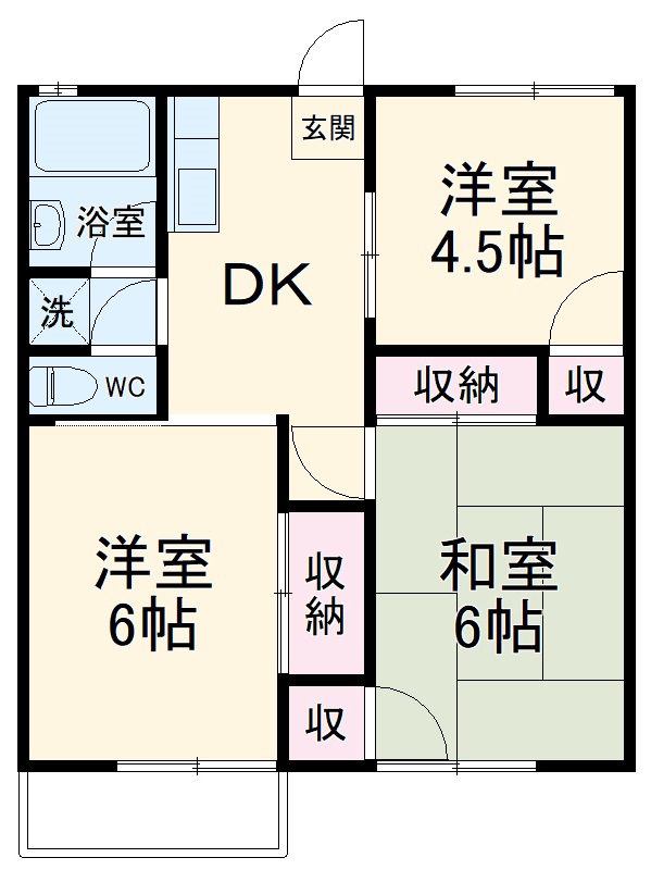 妙見サンハイツの間取り