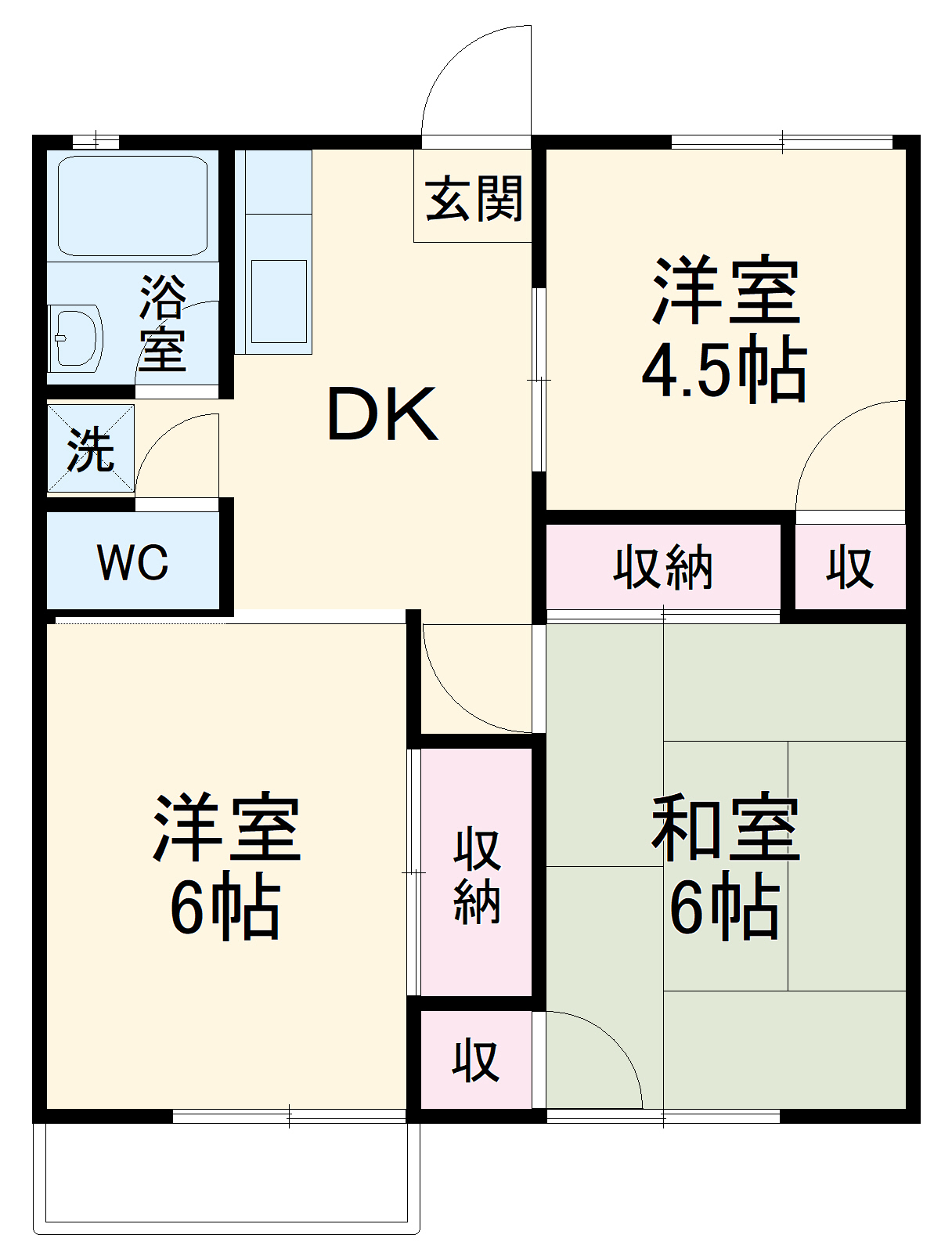 妙見サンハイツの間取り