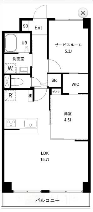 PARK MODERN 西葛西の間取り