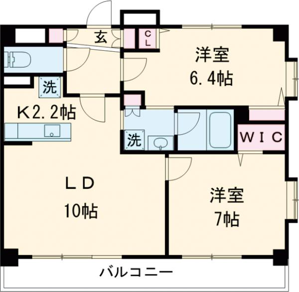 アクティシオ青砥駅前の間取り