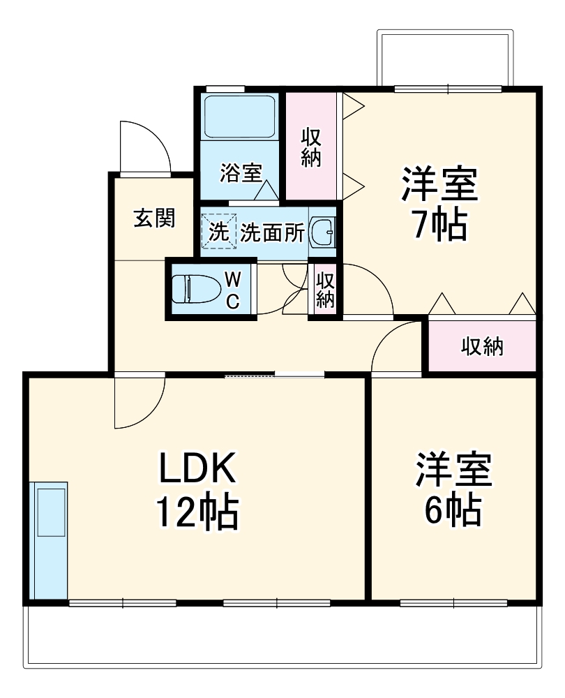 クリサンテAの間取り